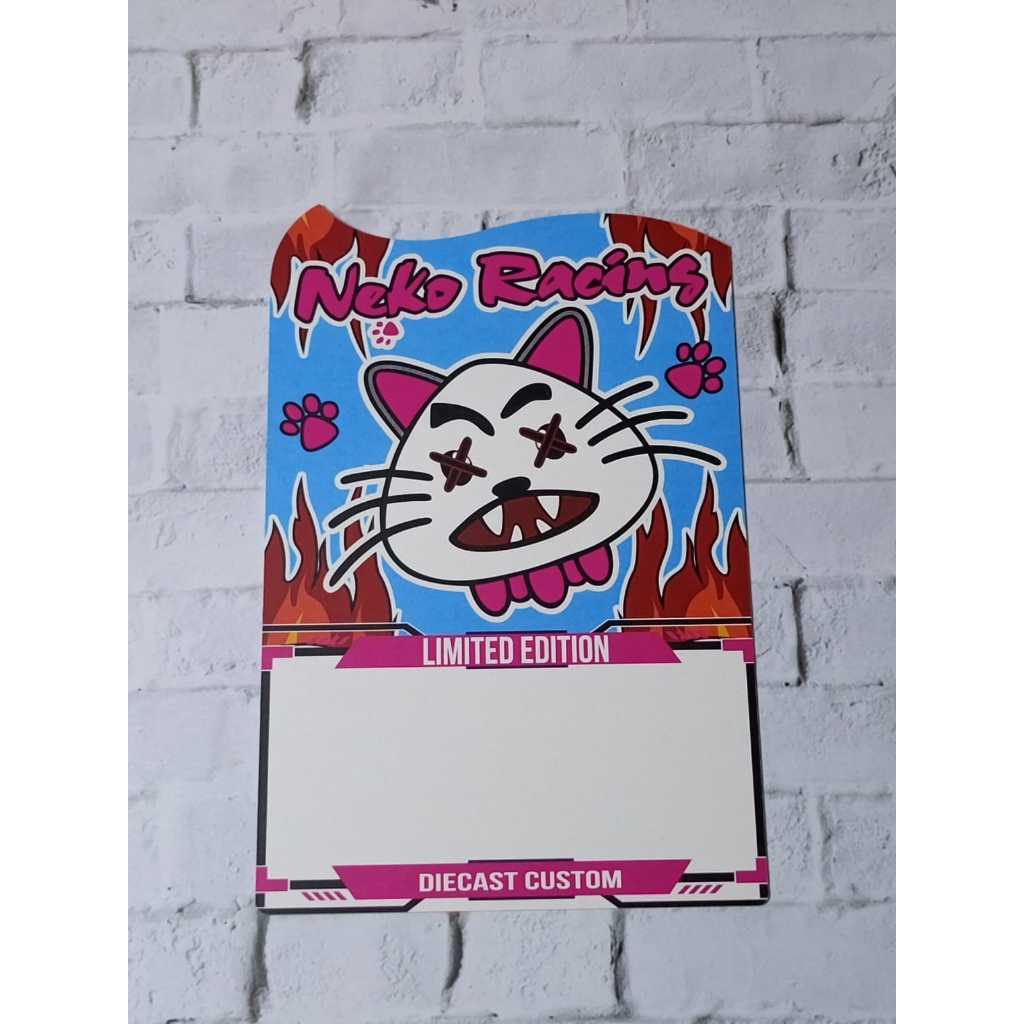 [Custom Card] Blister custom untuk diecast custom Universal tema NFS Neko Racing