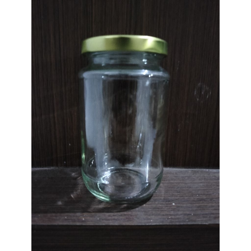 toples kaca 400ml, toples kaca serbaguna ukuran 400ml