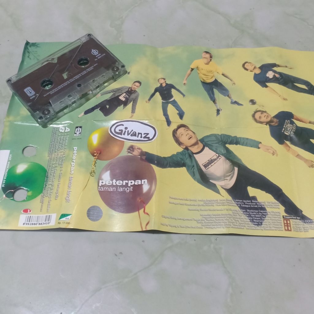 kaset pita PETERPAN - Taman Langit