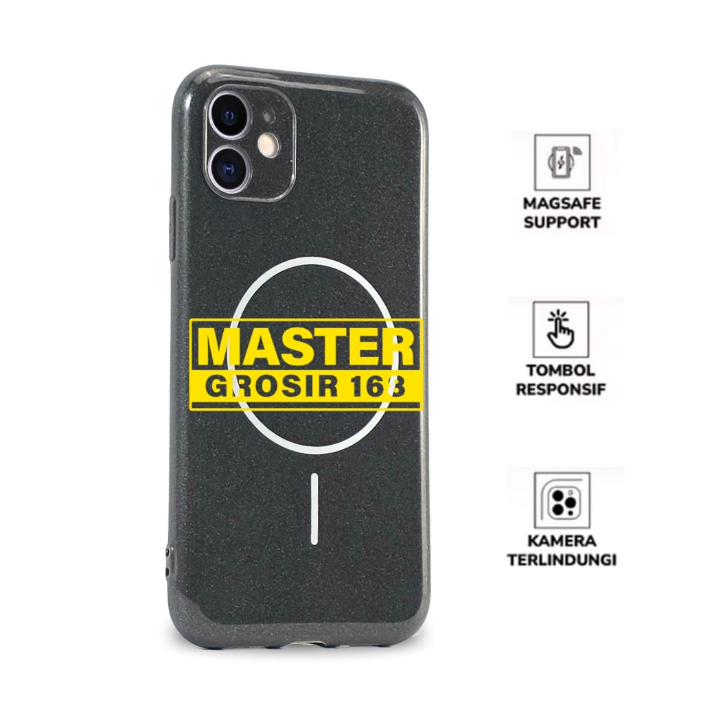CASE MAGSAFE IPHONE 11 IPHONE 11 PRO IPHONE 11 PRO MAX CASE MAGSAFE BLACK GLOSSY MAGNETIC MAGSAFE MA