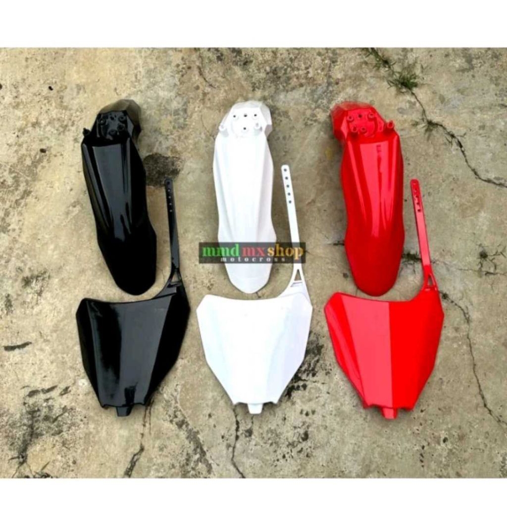 spakbor depan crf110 dan papan nomer crf250 sepakbor crf 110 plat nomer crf 250 papan star crf250 sa