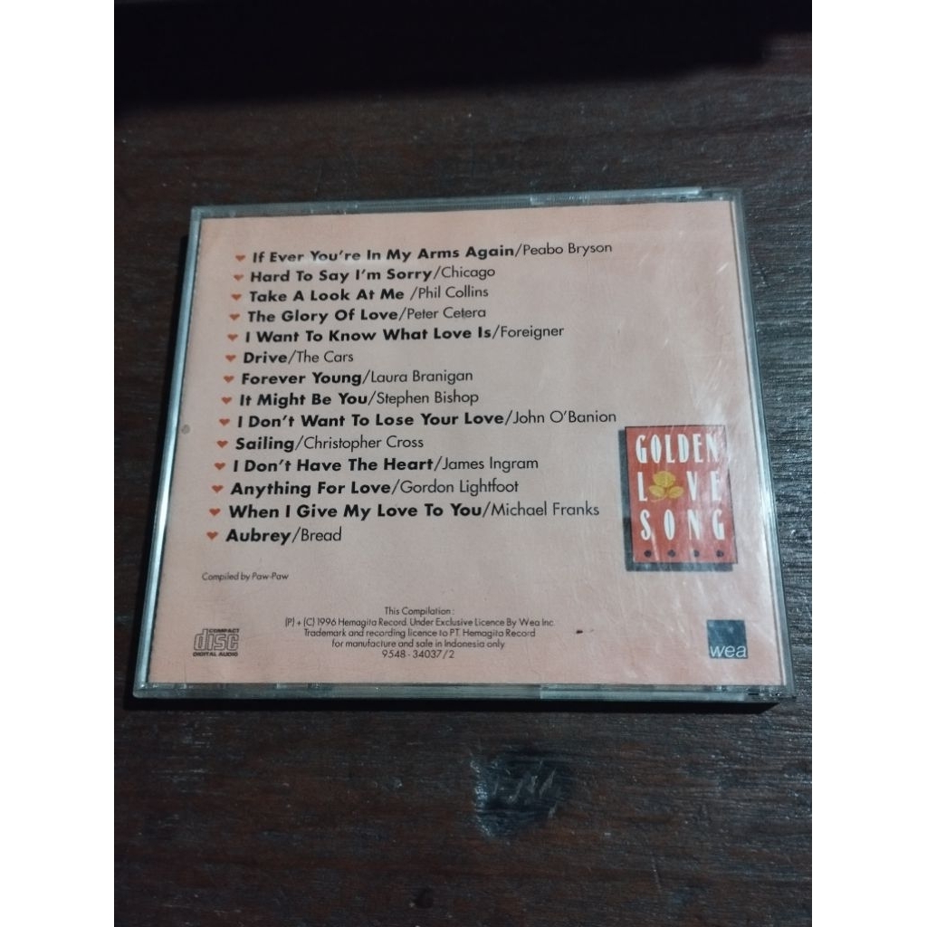 cd kompilasi golden love song