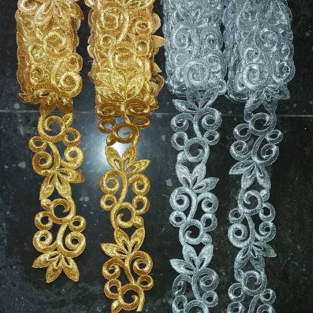 Renda bordir roll 006 cantik / renda roll murah