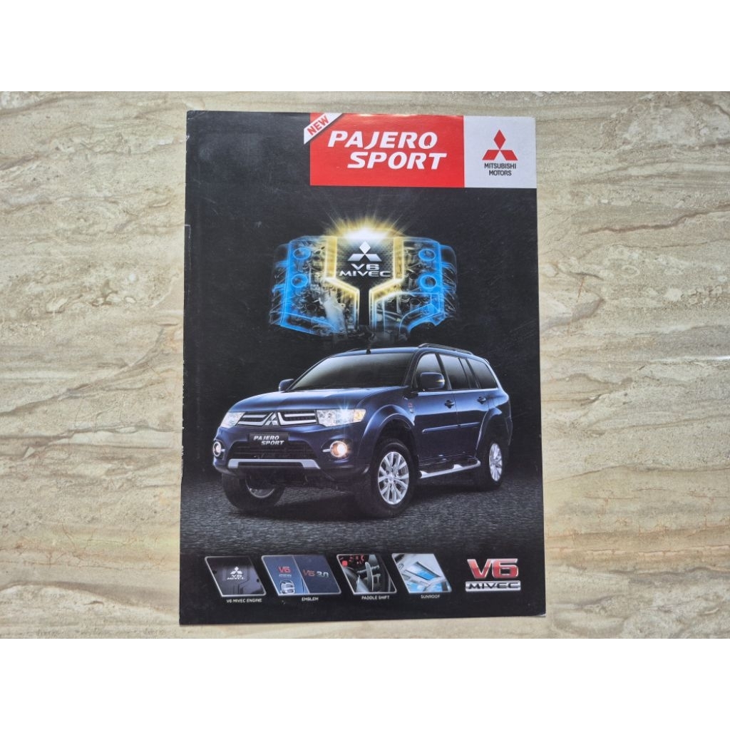 brosur katalog mobil mitsubishi pajero sport v6 2014 flyer