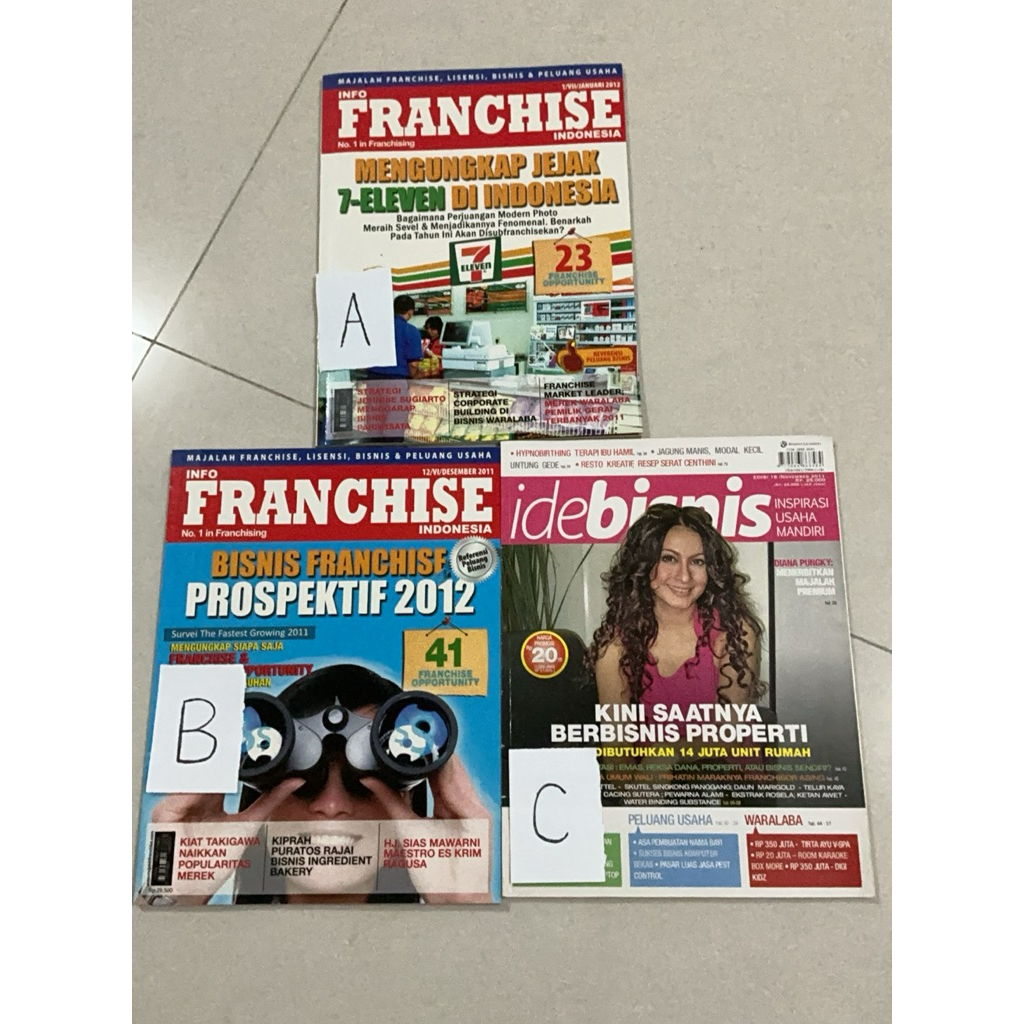 Majalah ide bisnis 2011 2011 franchise asli