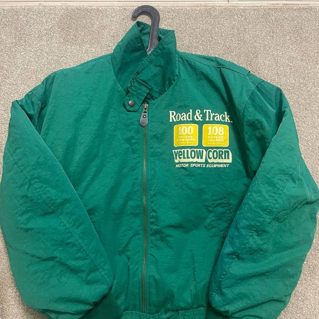 Yellow Corn Bomber Jacket Vintage Original