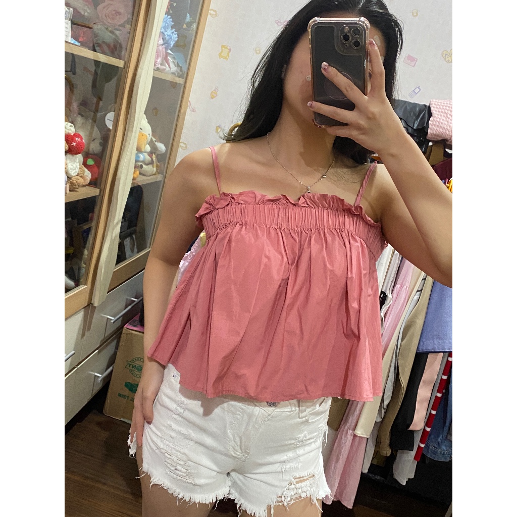 TANKTOP PINK CORAL PUFF HERELL