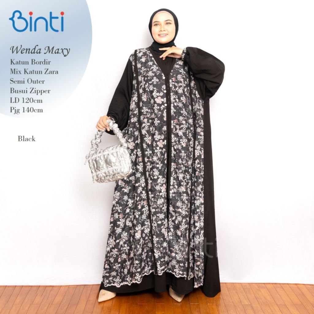 GAMIS KATUN BORDIR JUMBO LD120 WENDA MAXY