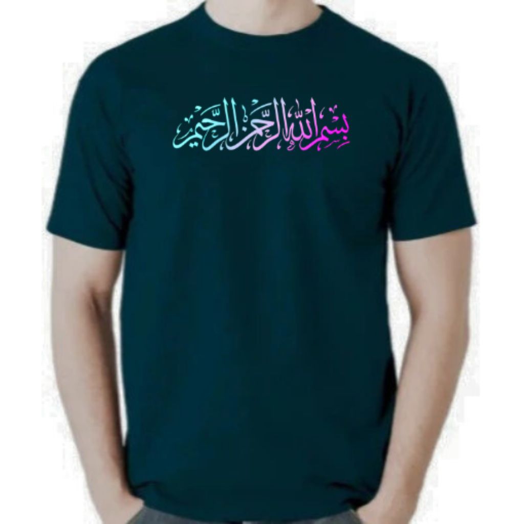 KAOS OBLONG LENGAN PENDEK PRIA DAN WANITA ,KAOS UNISEX, KAOS LENGAN PENDEK LOGO DTF "Tulisan arab gr