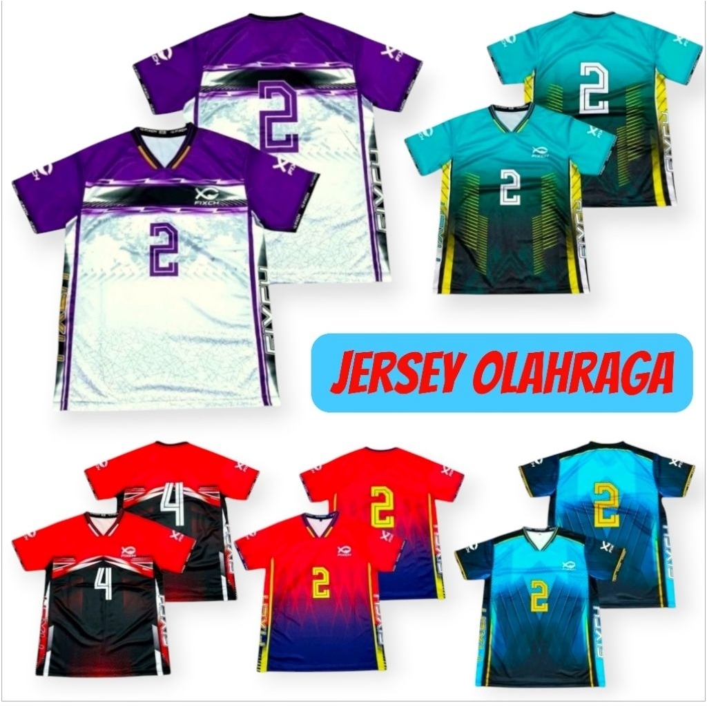 JERSEY VOLI FULL PRINTING 1 LUSIN VOLI FULL PRINTING VOLI LUSINAN VOLI JERSEY TARKAM VOLI LUSINAN VO