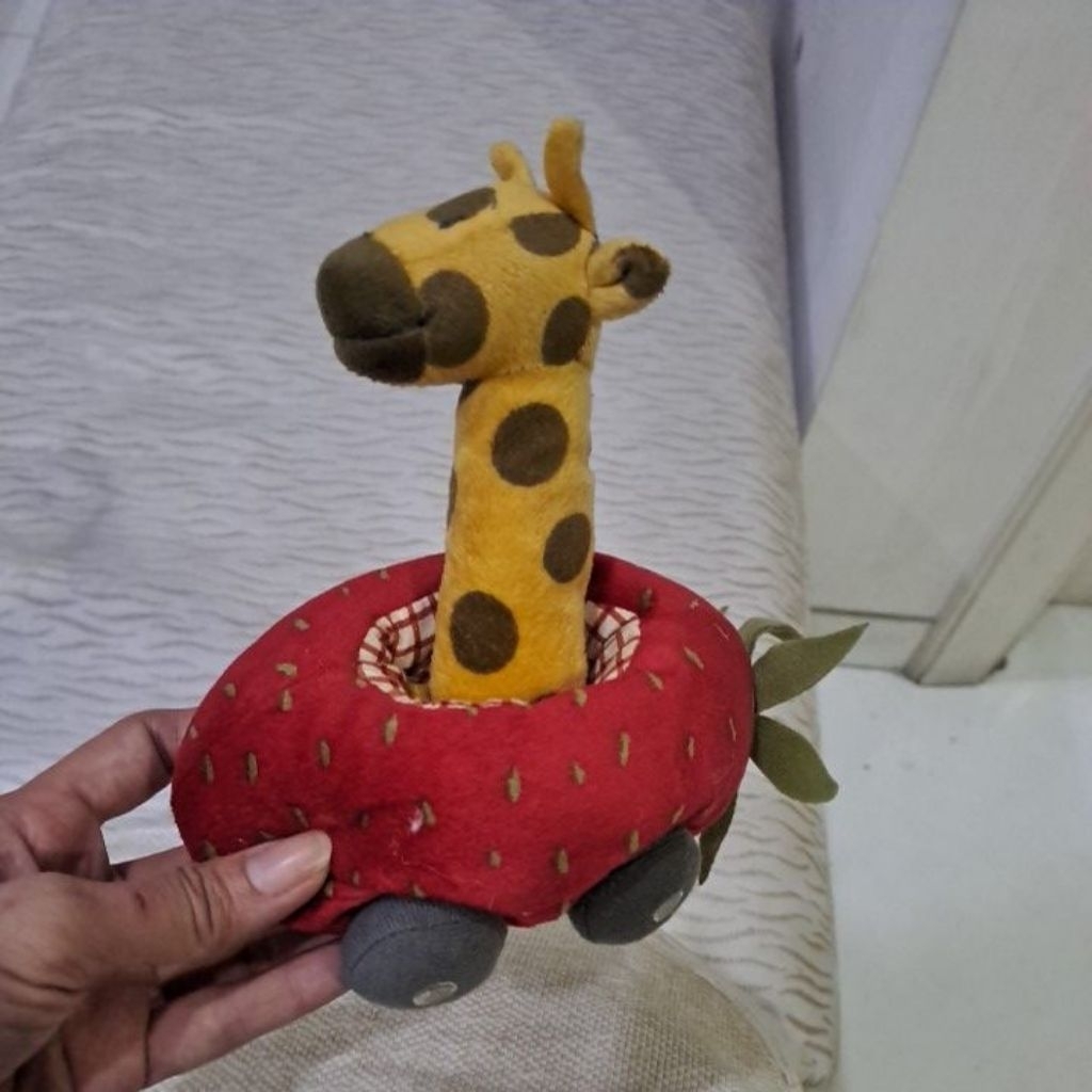 boneka jerapah ikea giraffe preloved