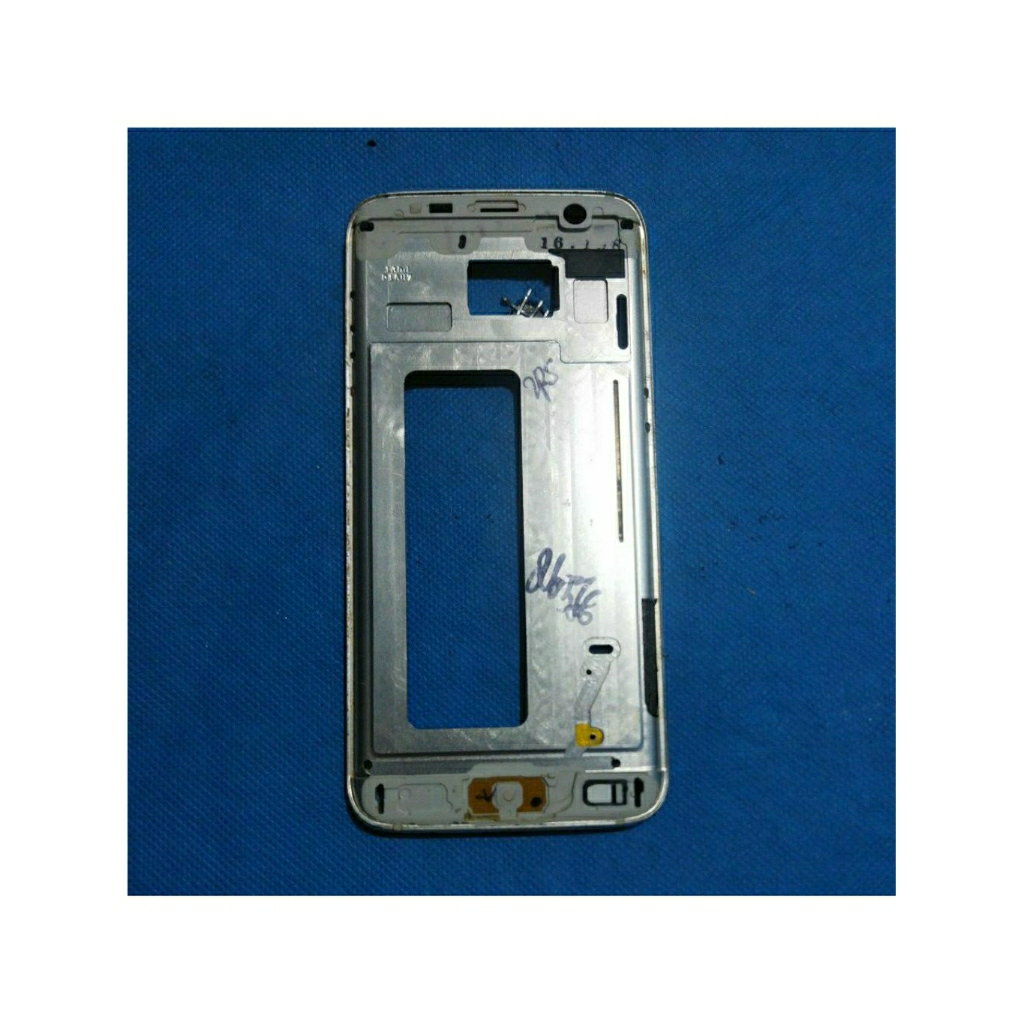 FRAME TATAKAN LCD TULANG TENGAH SAMSUNG GALAXY S7 EDGE KONDISI FISIK MASI BAGUS MASI LAYAK PAKAI ASL