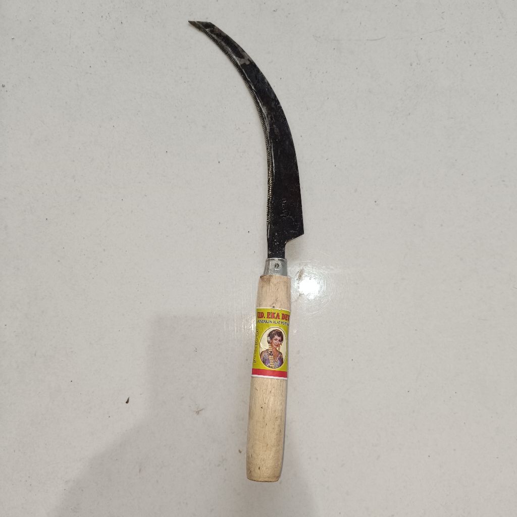 Arit panen padi Aret Padi sabit padi Pisau Rumput bergerigi murah kualitas super SABIT PADI kebun