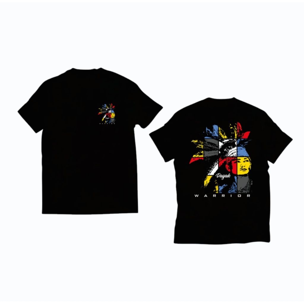 Kado DAYAK WARRIOR Kaos Tshirt Distro Unisex