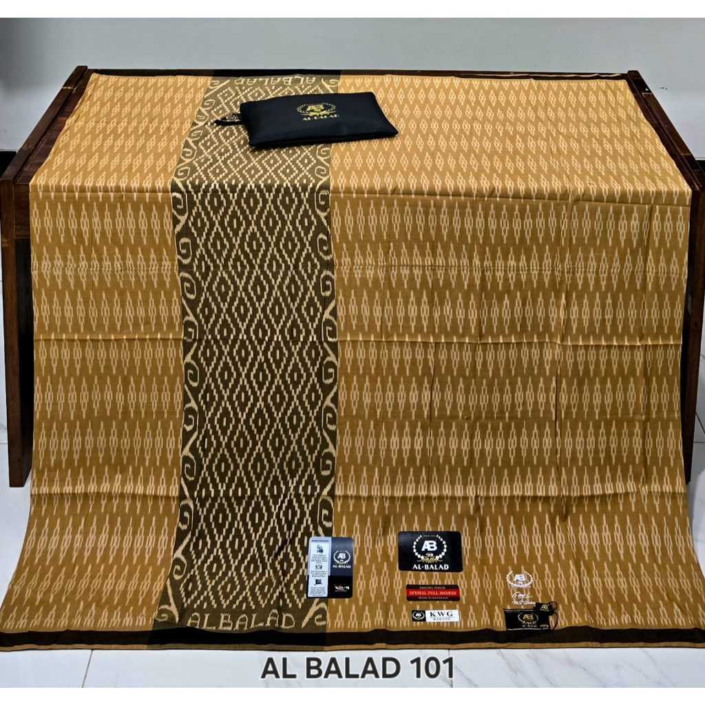 sarung albalad jahitan tengah bahan mesres