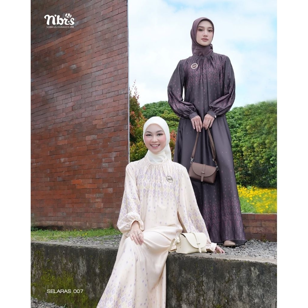 SELARAS 007  GAMIS WANITA GAMIS NIBRAS GAMIS MURAH GAMIS NIBRAS PROMO GAMIS WANITA
