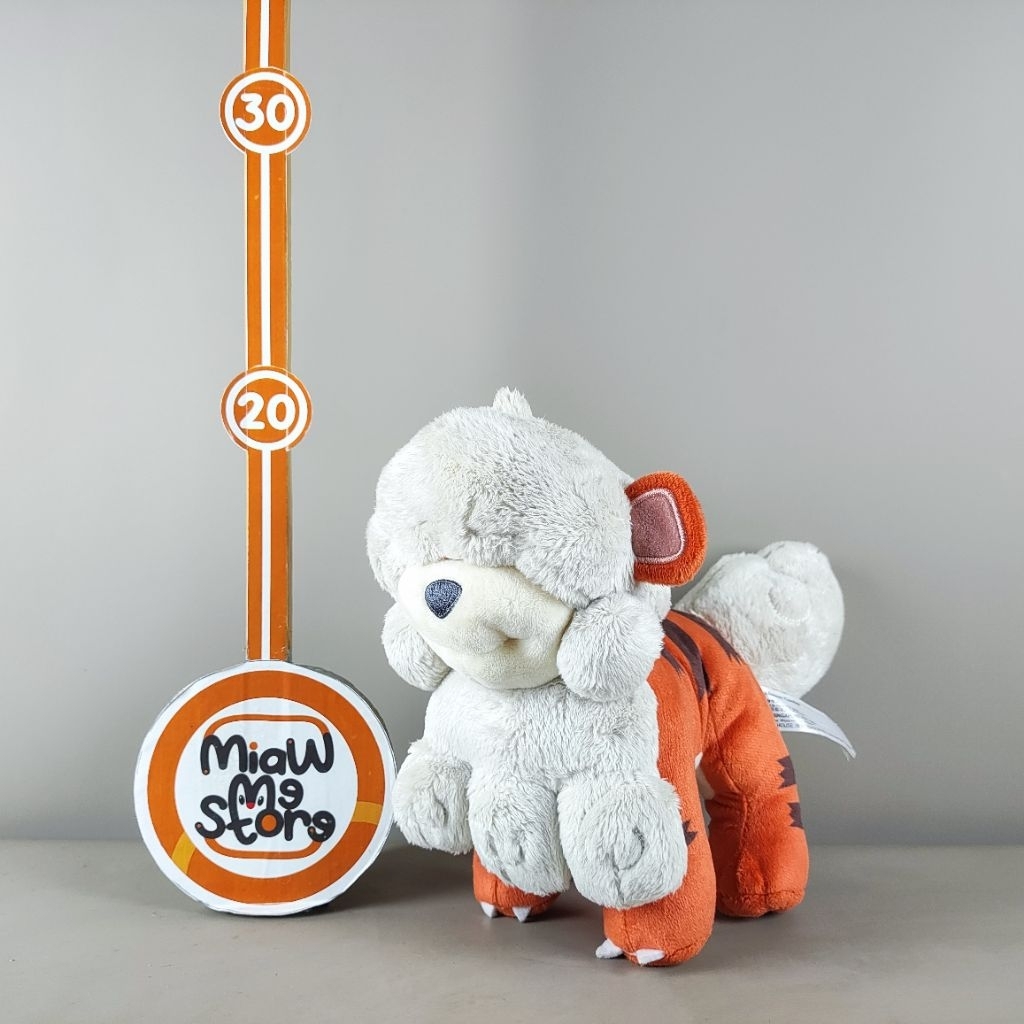 Boneka Pokemon Hisuian Growlithe Original Pokemon Center Plush