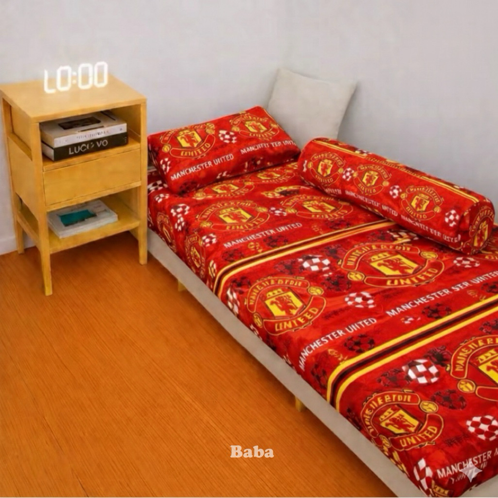 Sprei Motif Bola Set Sarung Bantal Guling / Sprei Ukuran 90X200 / Sprei Ukuran 100X200 / Sprei