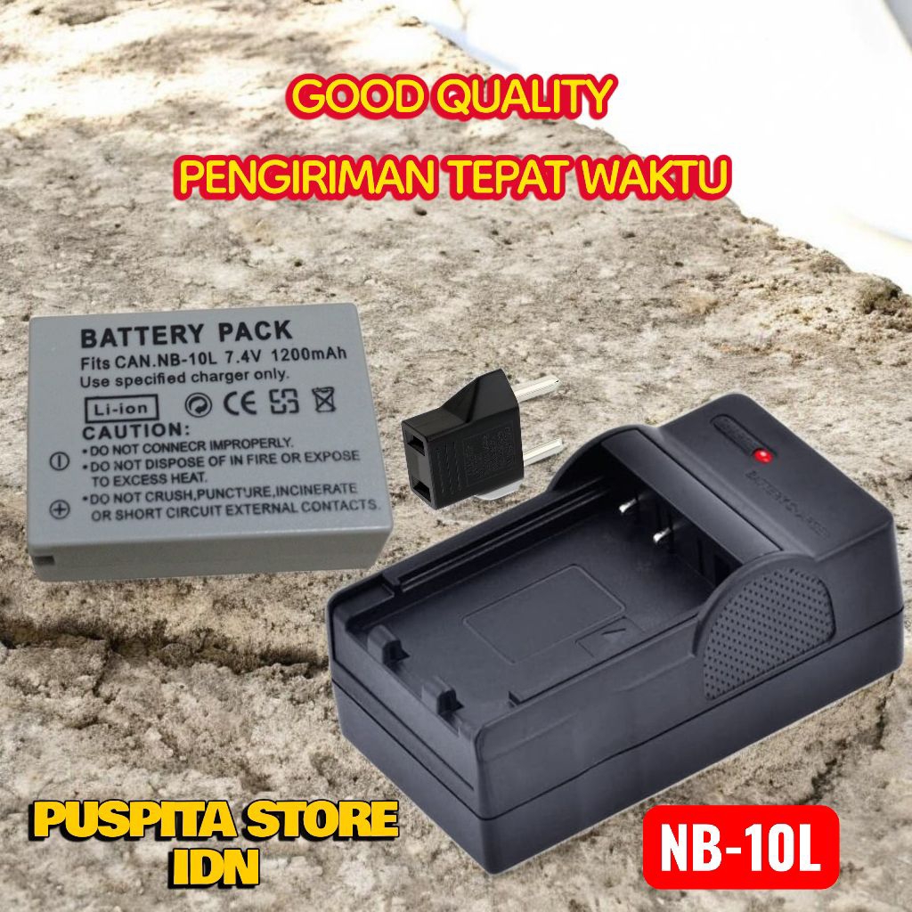 Charger & Baterai Canon PowerShot SX40 SX50 SX60 HS -SX40HS SX50HS SX60HS - Batre Casan