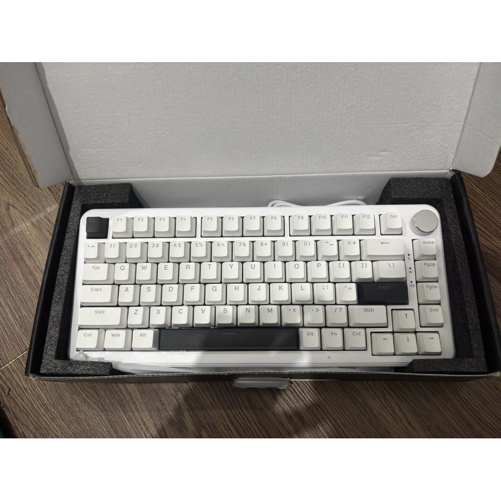 Keyboard Ajazz AK820 V2 White 75% New