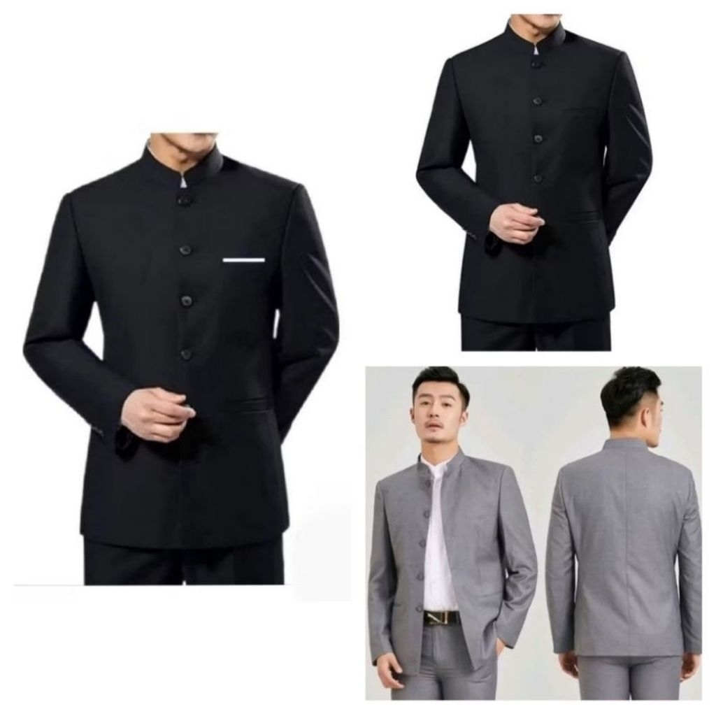 Jas Koko Pria Jas Koko Santri Jasko Sholat Jasko Formal-Non Formal jas Koko Mandarin