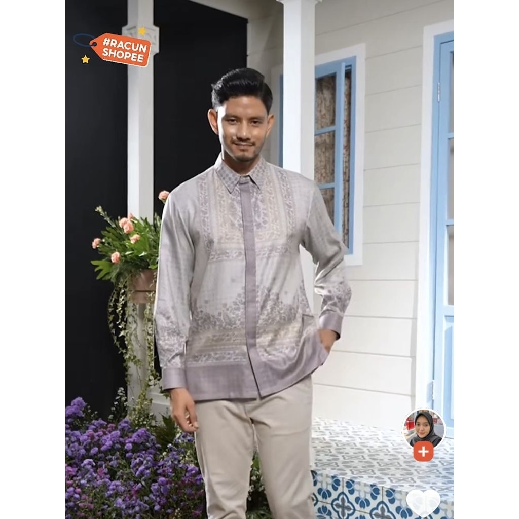 ISAURA LONG SHIRT MEN WEARING KLAMBY