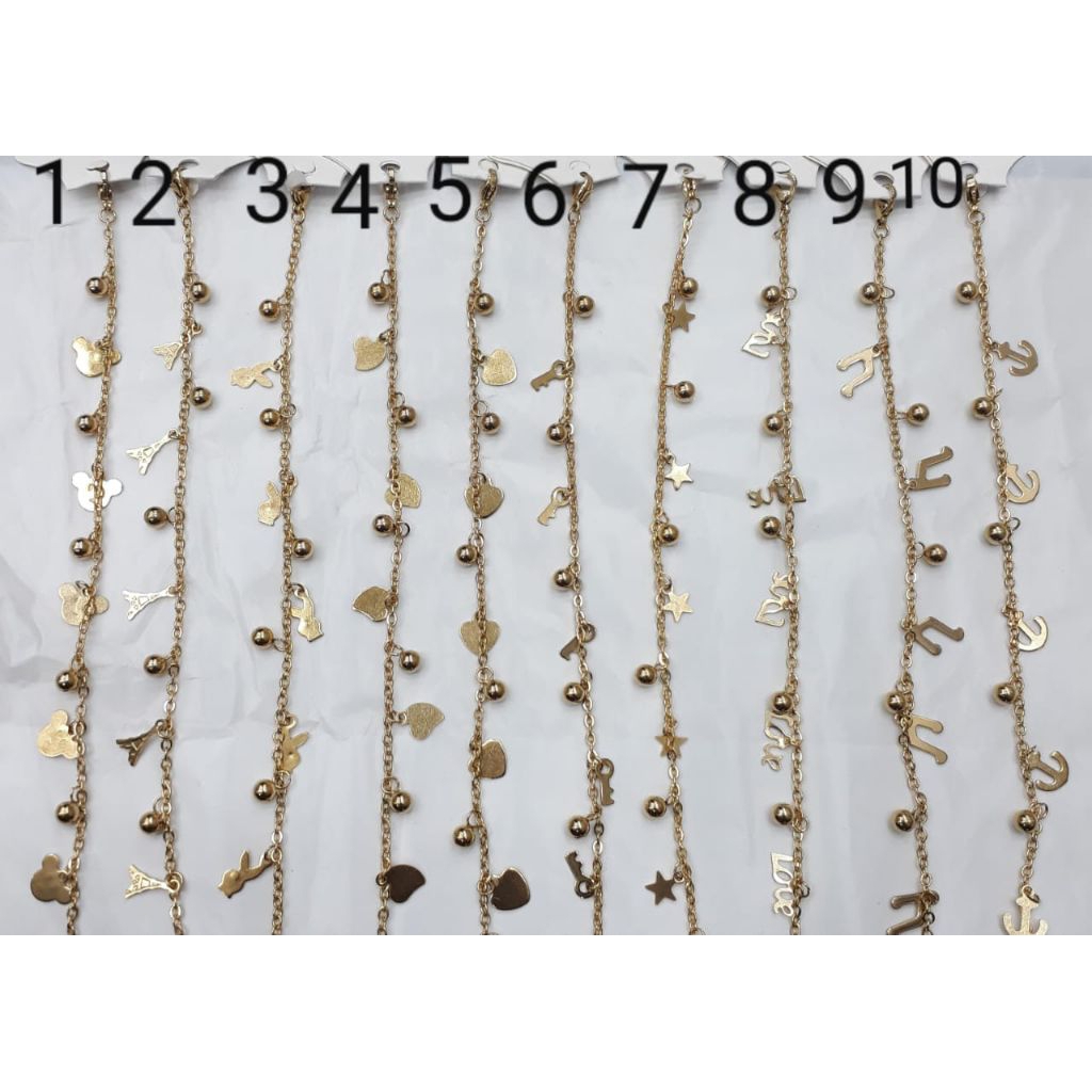 Gelang Bola Rantai Titanium