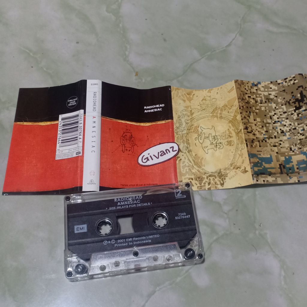 kaset pita Radiohead - amnesiac