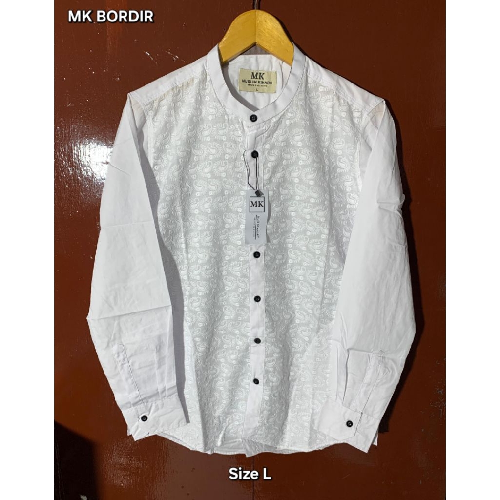 KEMEJA KOKO MK BORDIR/ KEMKO BORDI