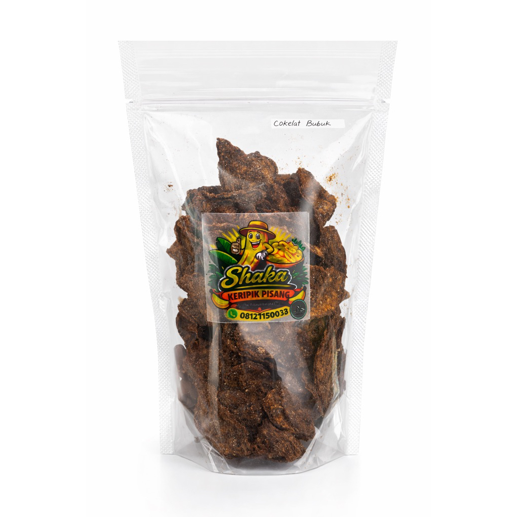 keripik pisang coklat bubuk