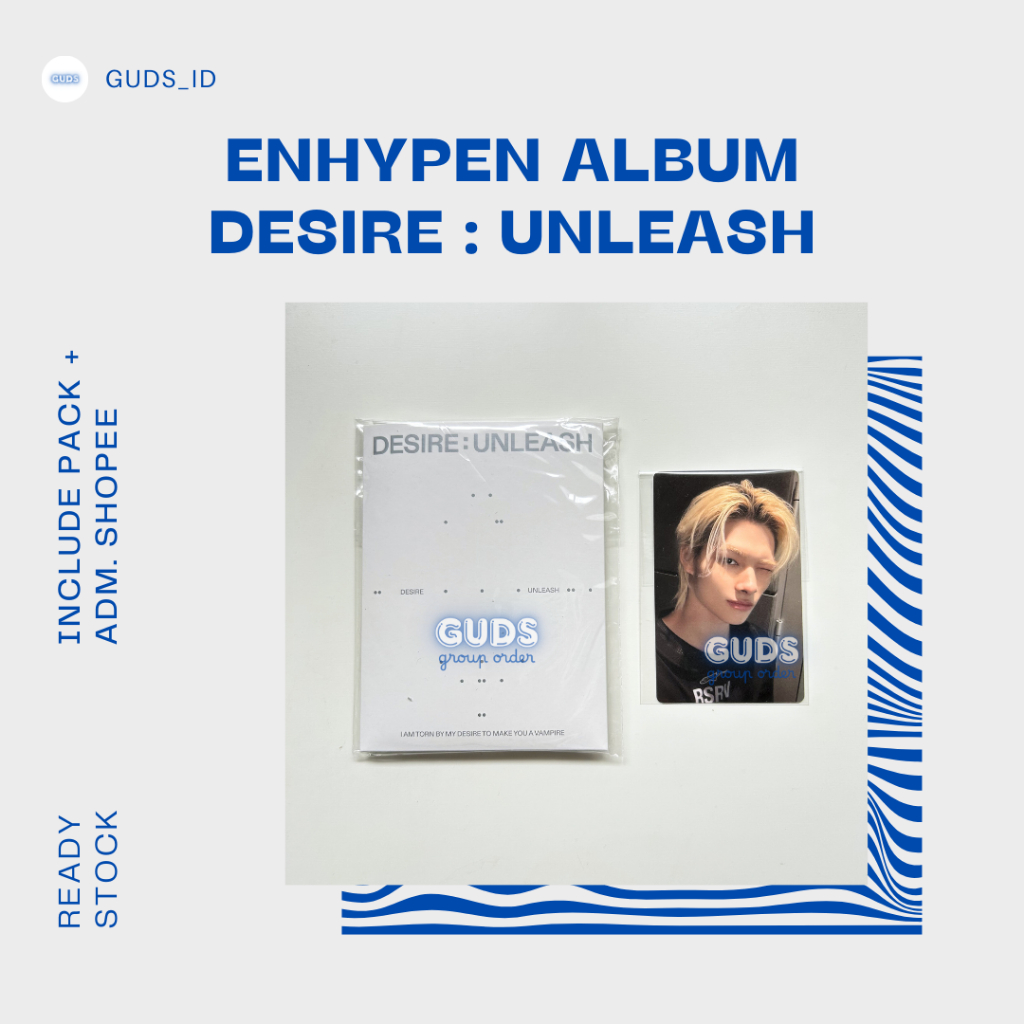 [READY STOCK] ENHYPEN WEVERSE ALBUM DESIRE UNLEASH + POB WEVERSE LIVE NI-KI
