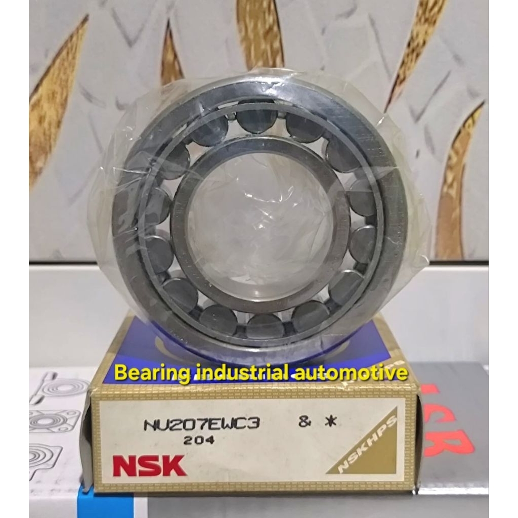 Cylindrical roller bearing NU207EWC3 NSK Original