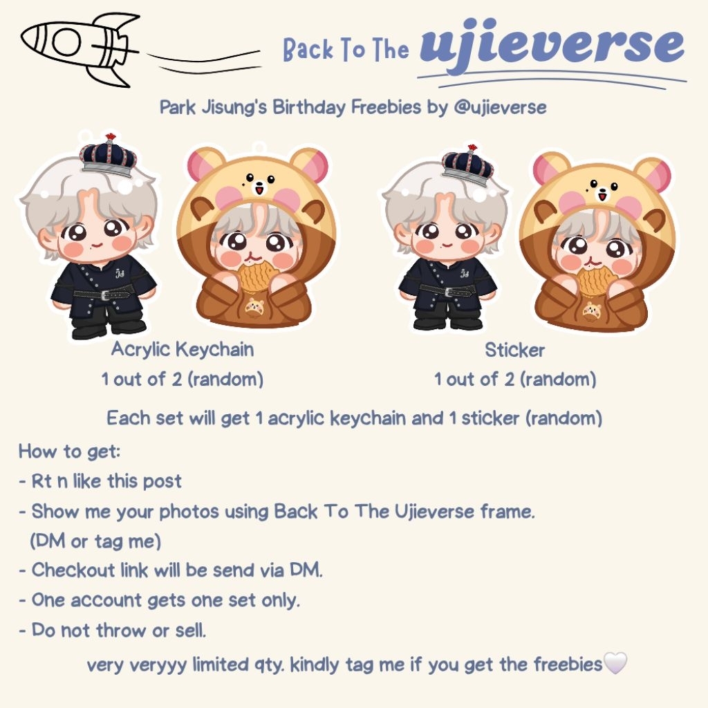 Jisung 24th birthday freebies