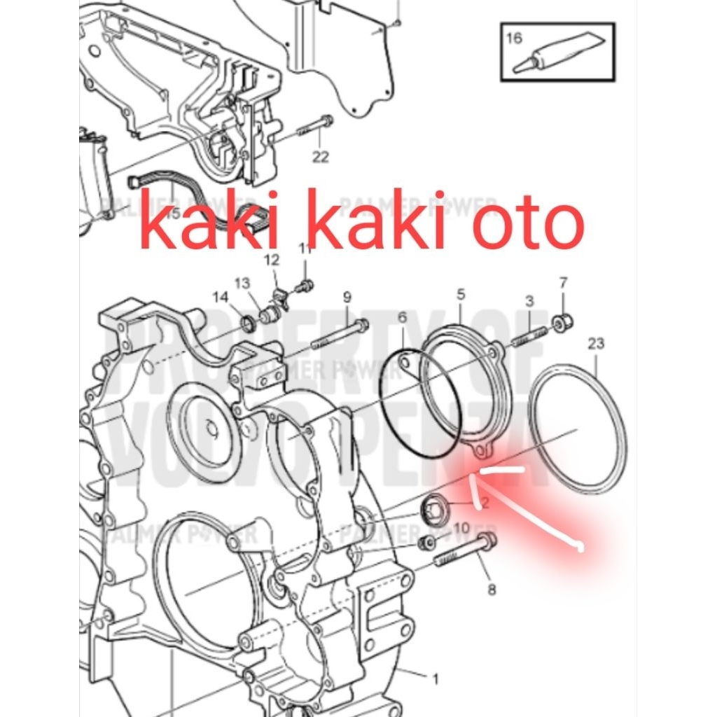 Seal oring Volvo truck fm440 FM-440  oring seal 995658 volvo truk