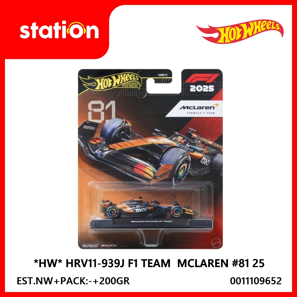 HOT WHEELS HW HRV11-939J F1 TEAM - DIECAST