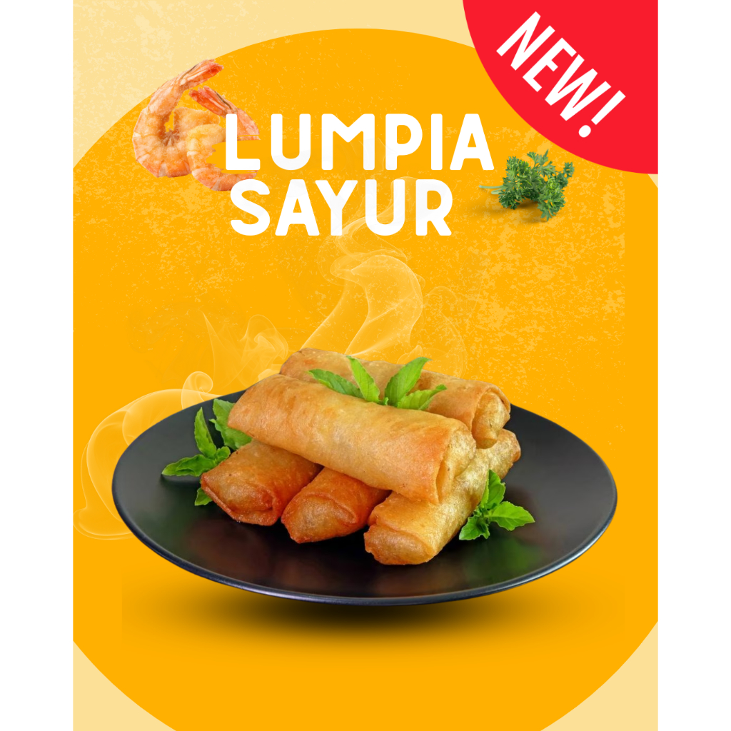 Lumpia Frozen Premium 10pcs | Lumpia  | Frozen Food Sehat