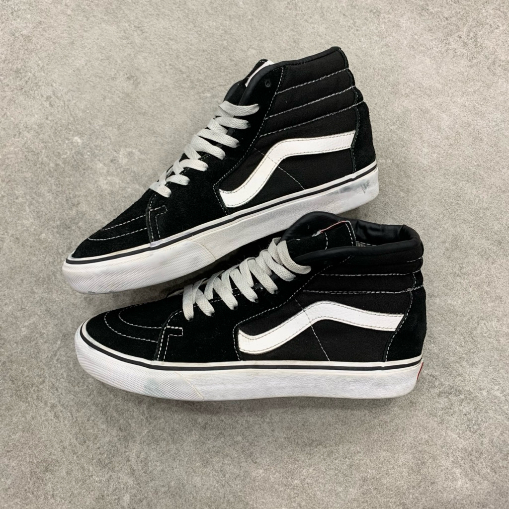 Vans Sk8 Hi Black White