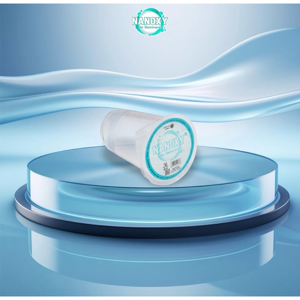 Nanoxy Air Demineral 220ml Gelas