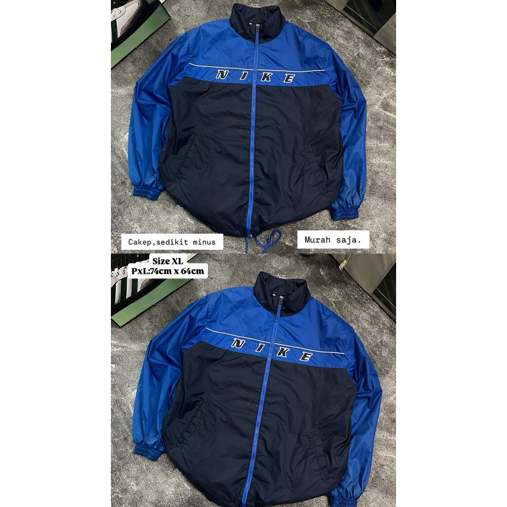 vintage WB biru navy