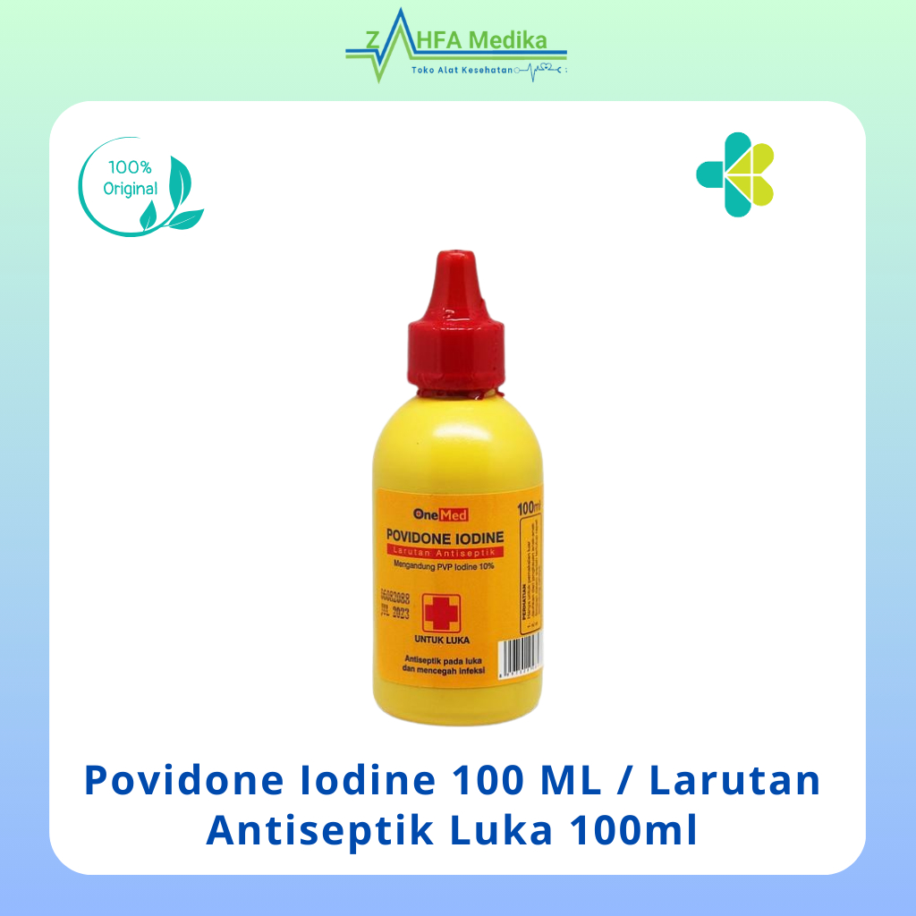 Povidone Iodine 100 ML / Larutan Antiseptik Luka 100ml