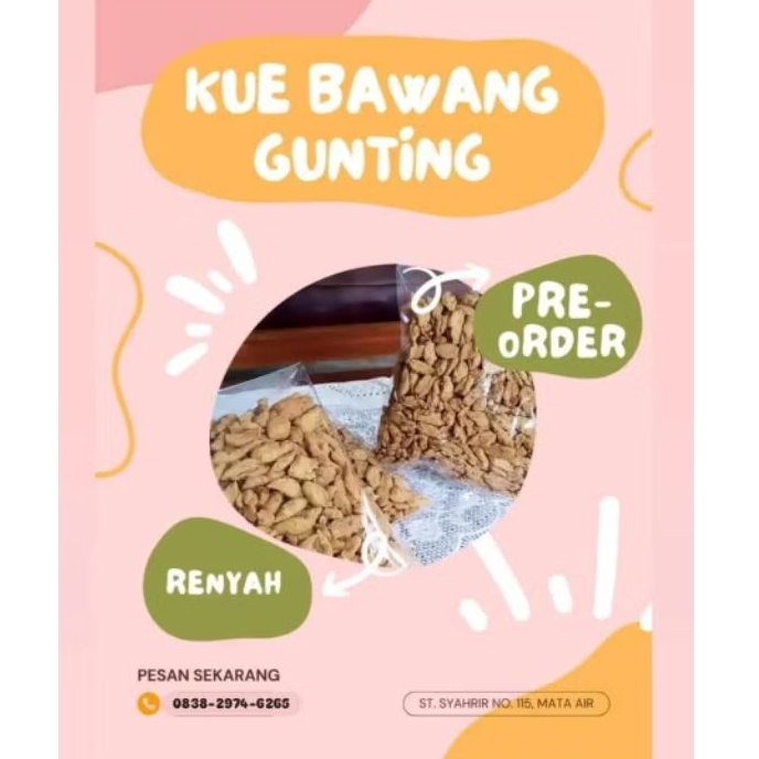 KUE BAWANG GUNTING