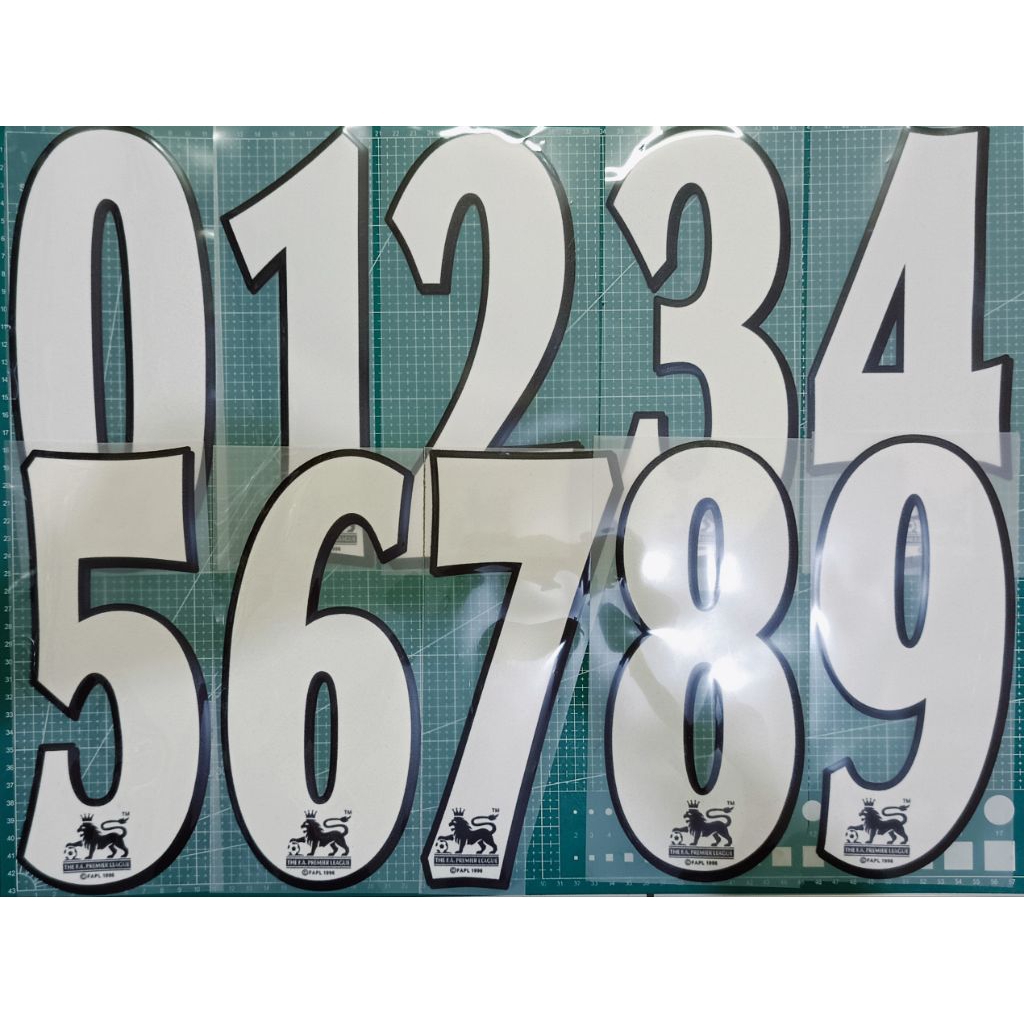 ANGKA CUSTOME NAMESET FLOCK VELVET HK EPL PREMIER LEAGUE 1996-2007