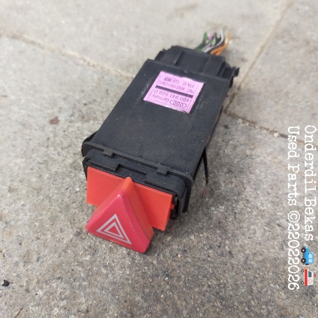 switch saklar lampu Hazard Audi A6