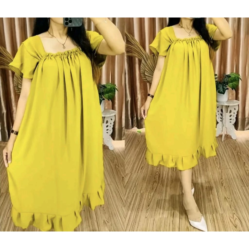 daster fuji wanita dewasa 3 pcs/ dress daster perempuan bahan katun / daster fuji kekinian