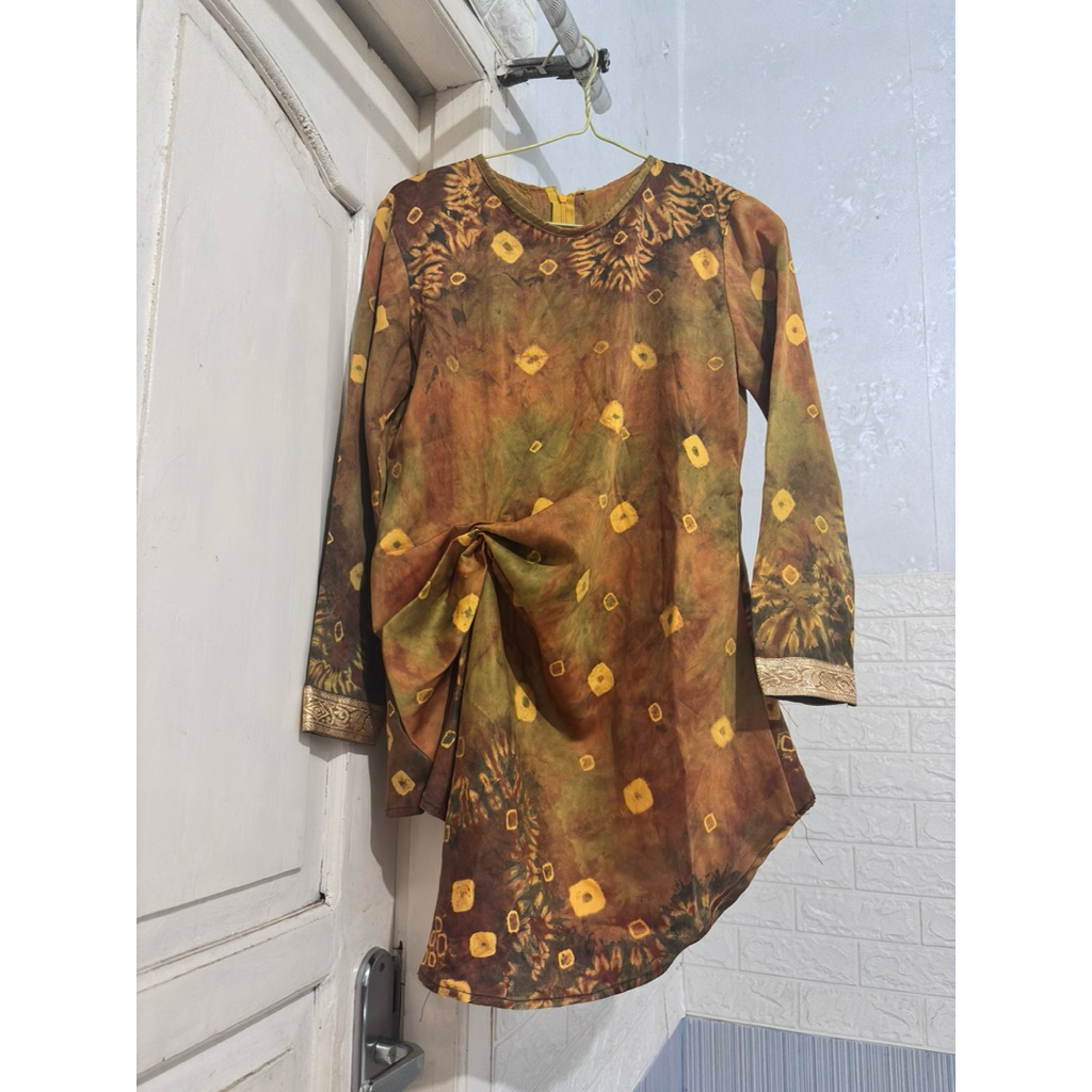 Preloved Set baju jumputan palembang