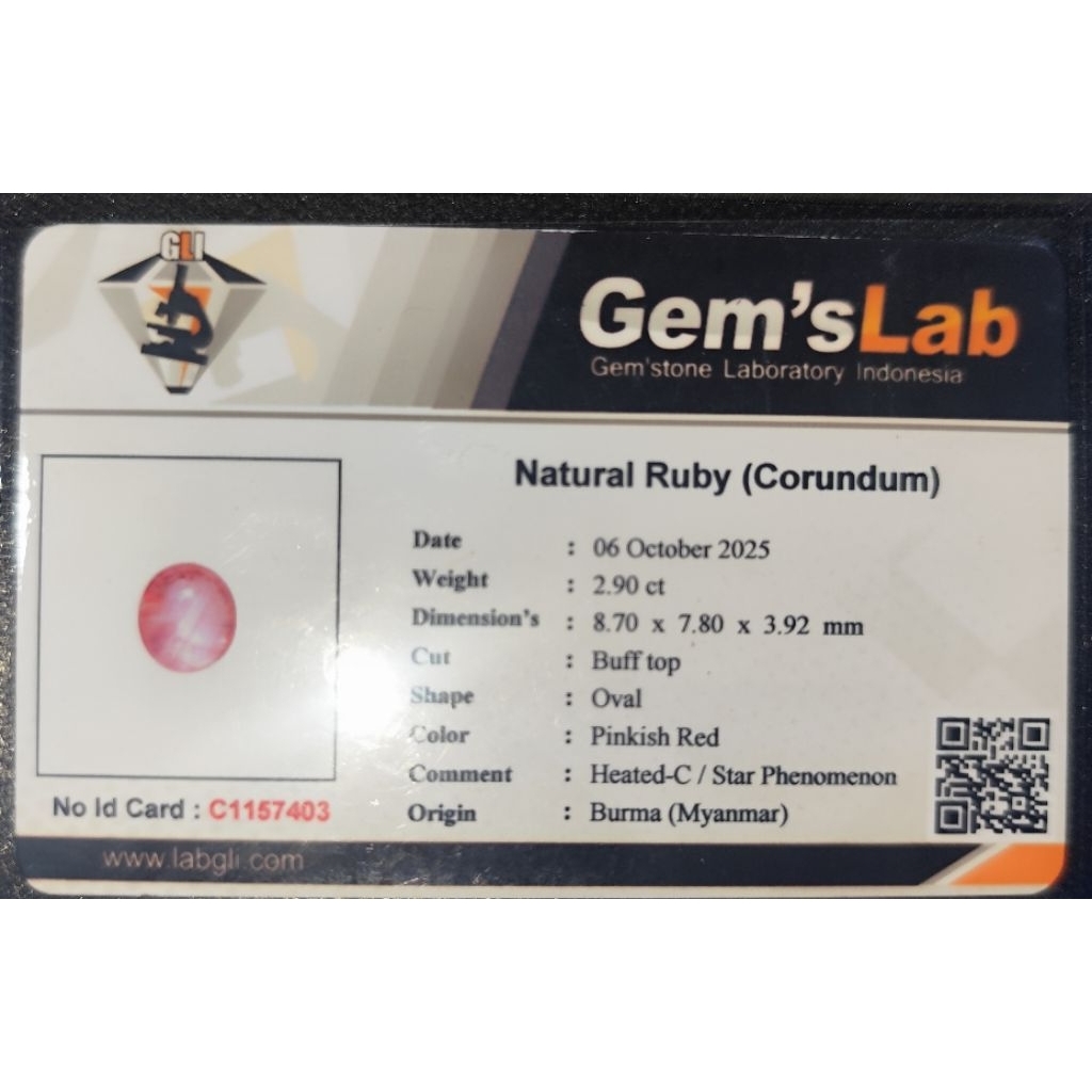 Ruby Burma ( Myanmar )