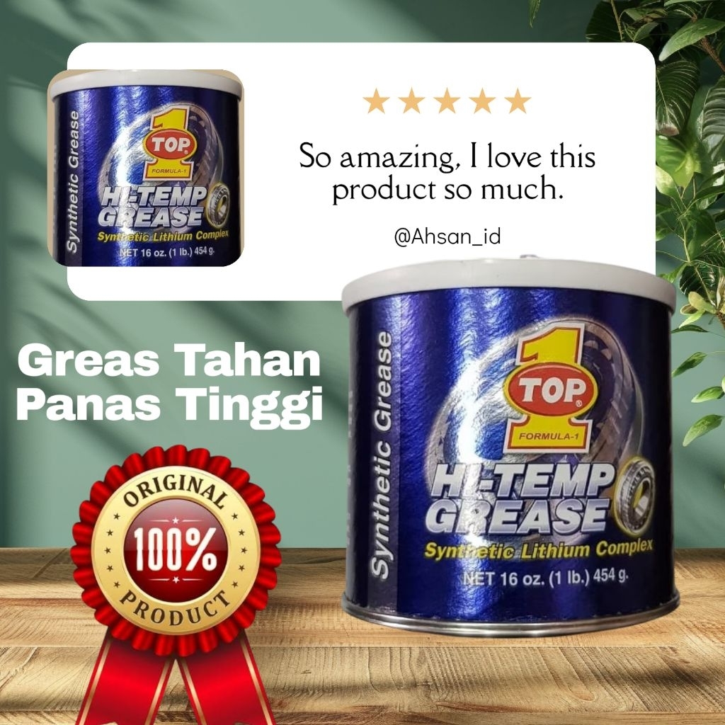 Gemuk Greas Stempet Tahan Panas Tinggi Top One Terpercaya/Greas TOP 1 Hi Temp Asli100%