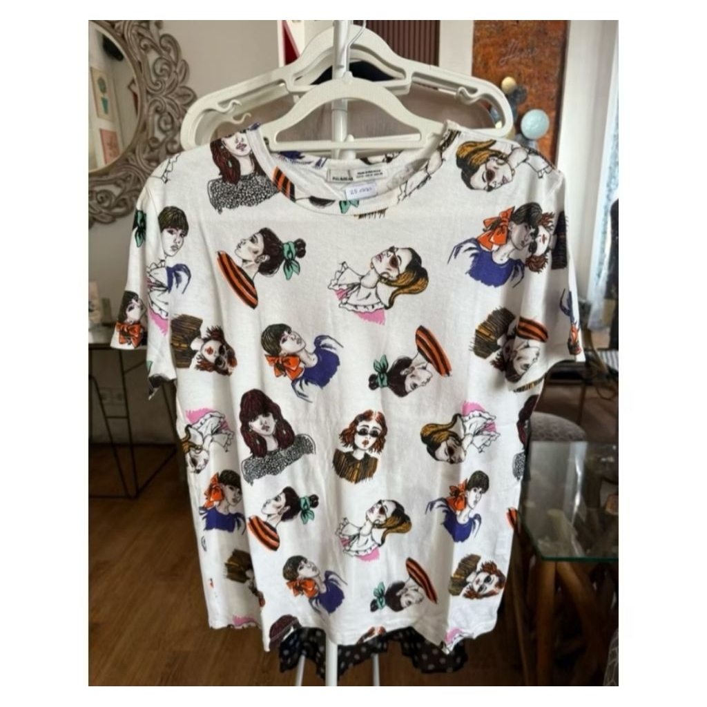 Kaos Pull&Bear motif preloved