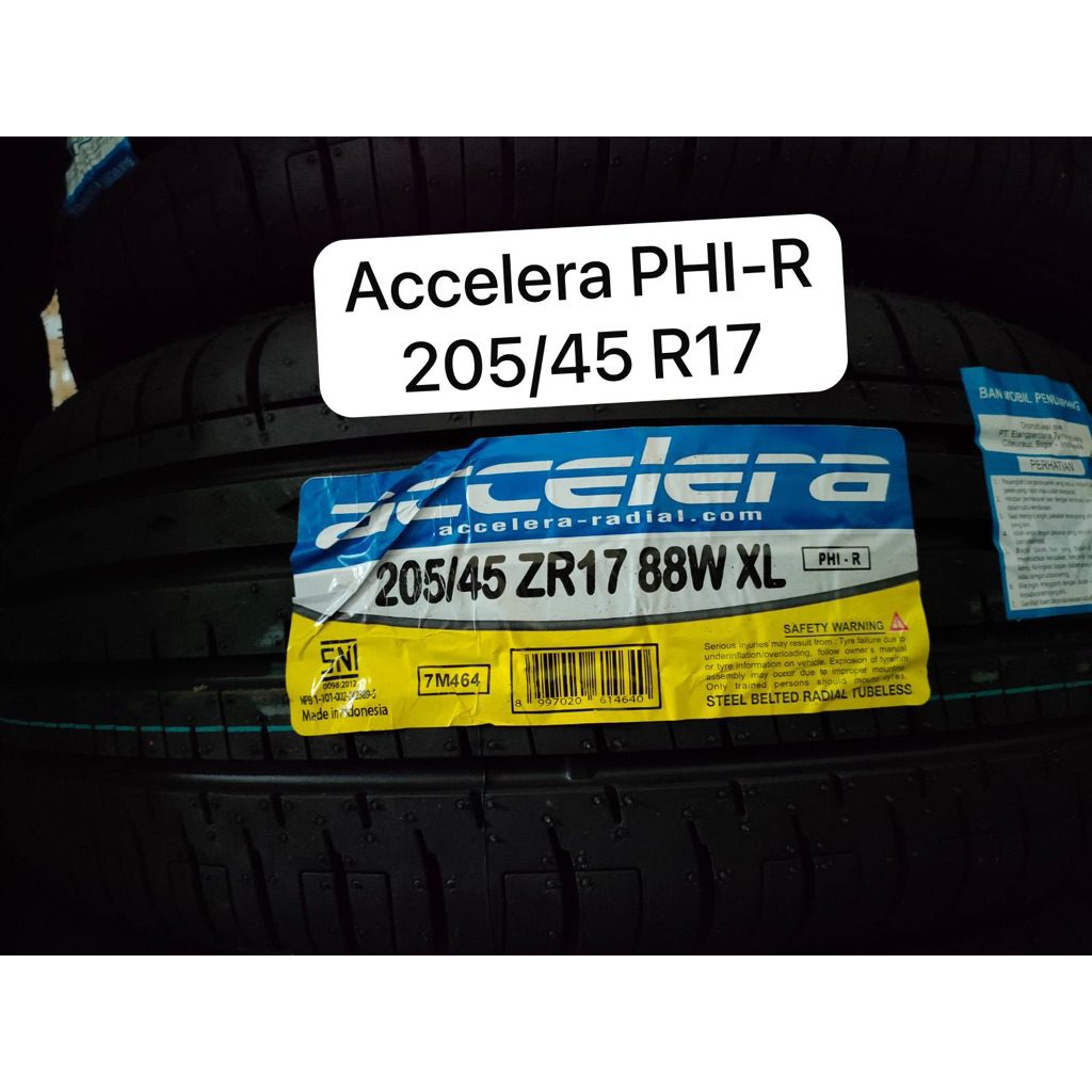 ban accelera 205/45 R17  ban tubbeles