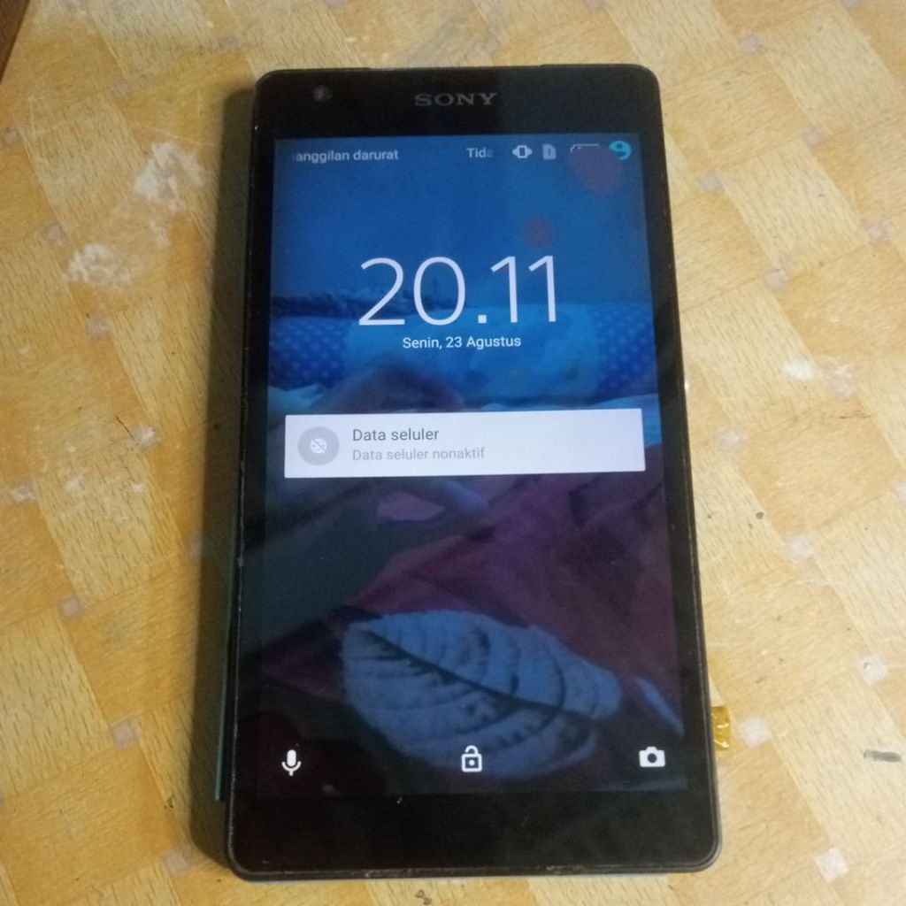 mesin sony experia z2a nyala unit